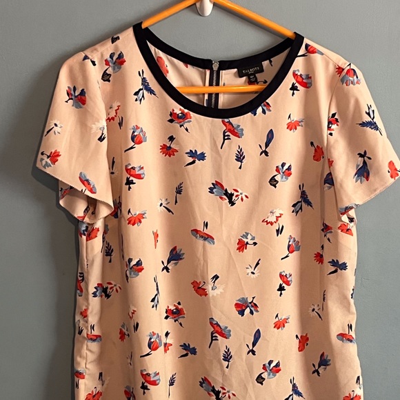 SELLING TALBOTS WOMEN BLOUSE SIZE 16 PETITE FLORAL COLOR CONDITION:PRE-OWNED - Picture 3 of 15